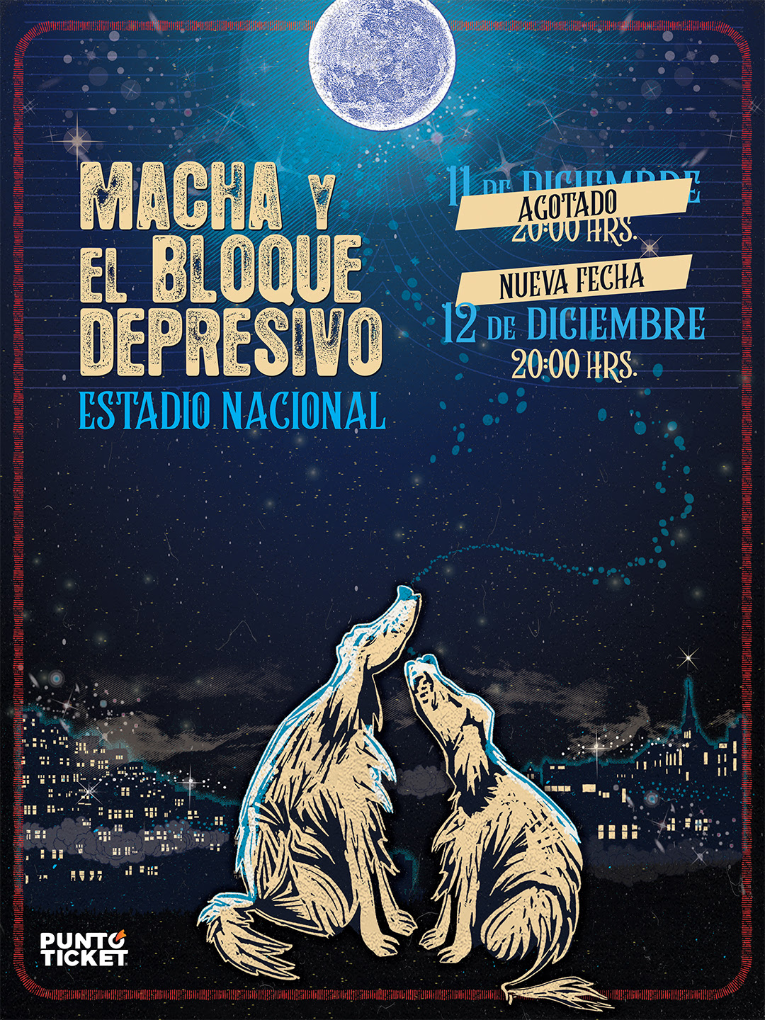Macha y El Bloque Depresivo agendan un segundo Estadio Nacional